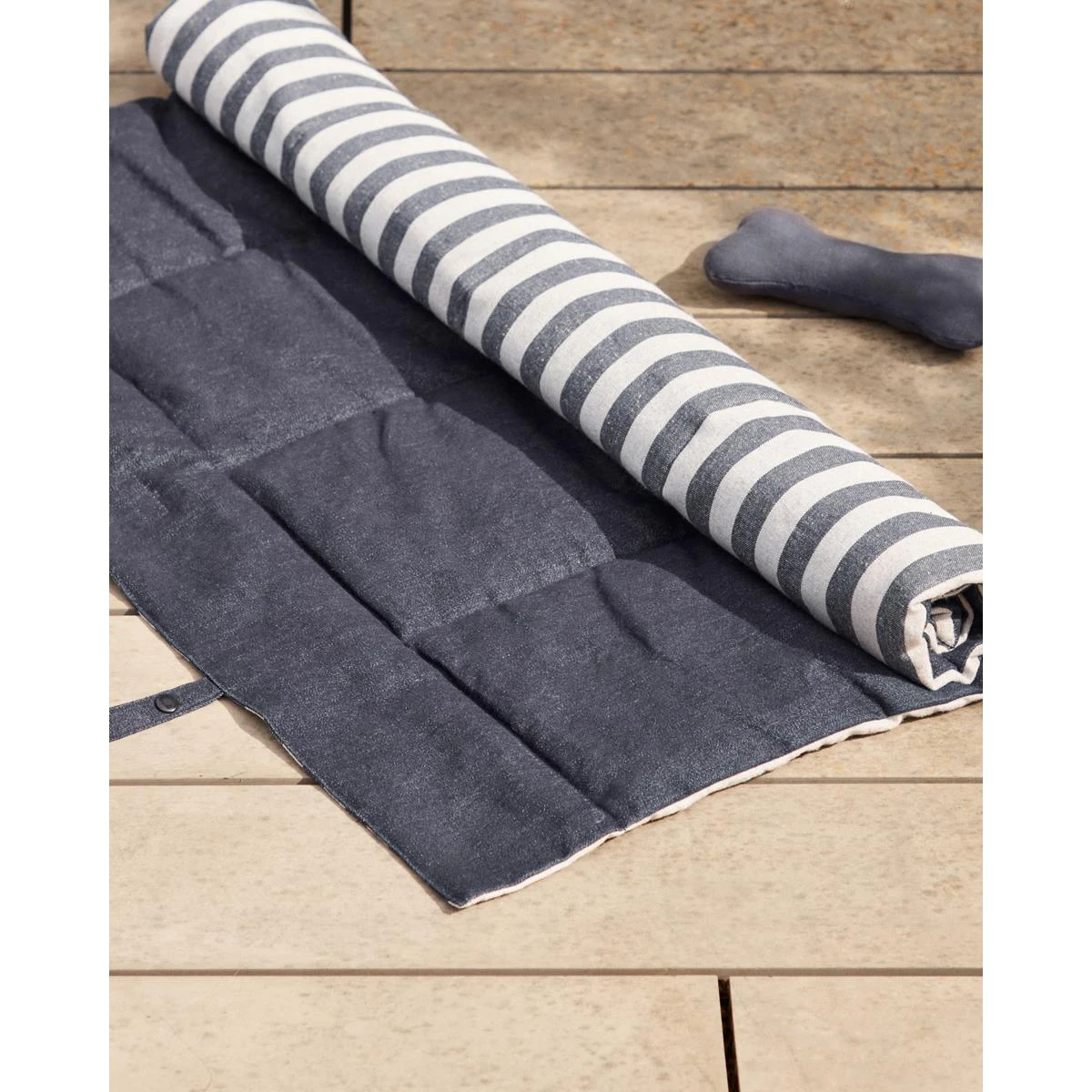 Kave Home - Draagbare Tabby-deken Voor Huisdieren 100% Katoen - Afbeelding 2