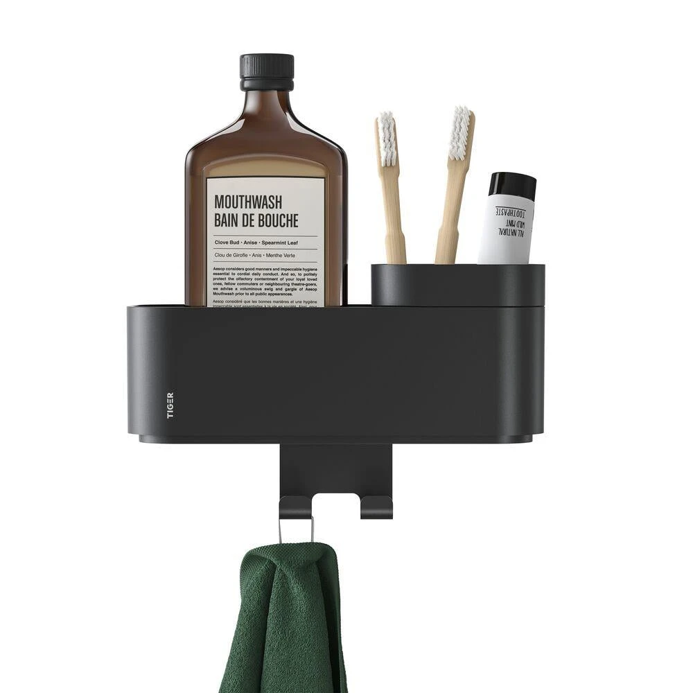 Tiger 2-Store Badkameropberger - Zwart - Afbeelding 3