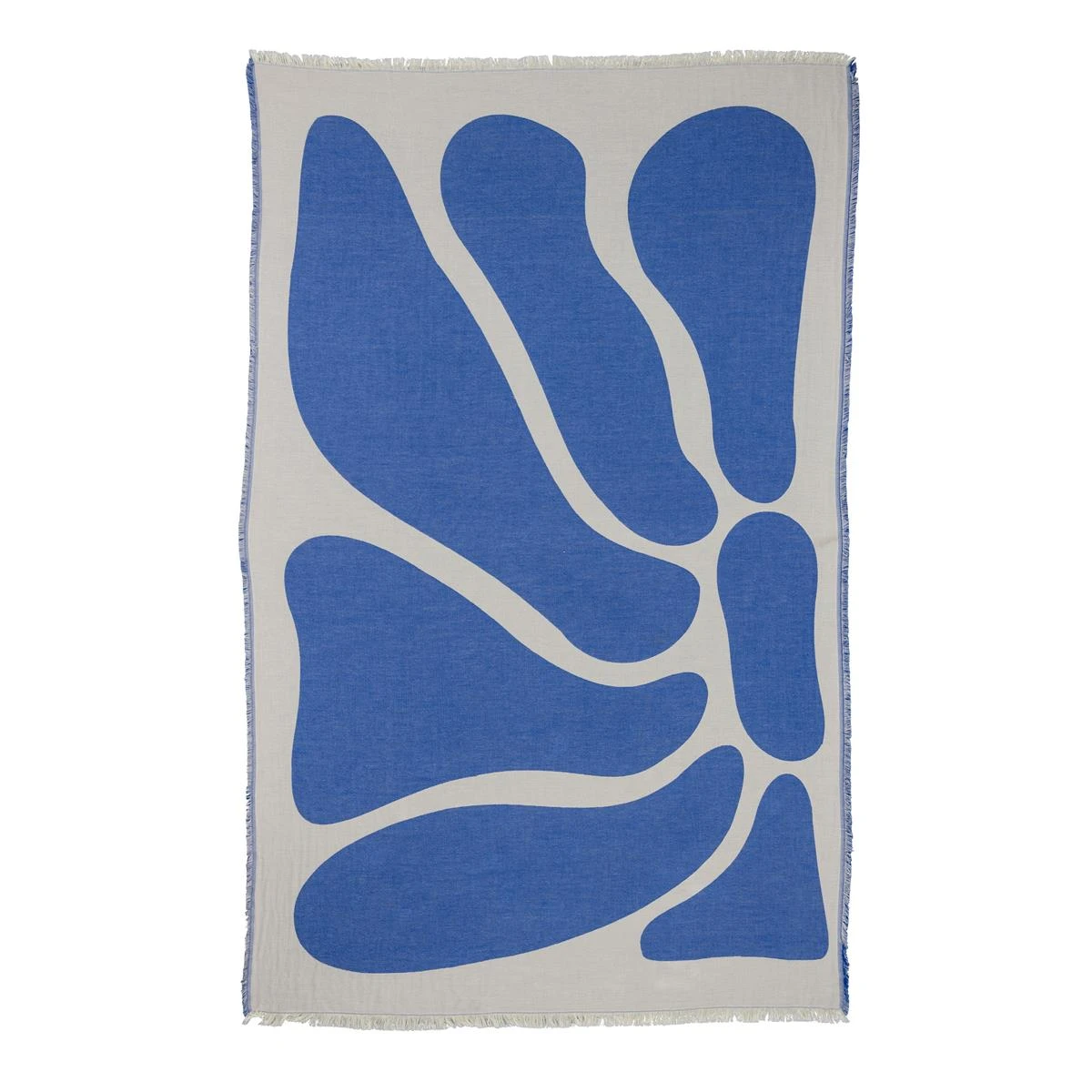 By FonQ Flora Plaid 130 X 200 Cm - Blauw