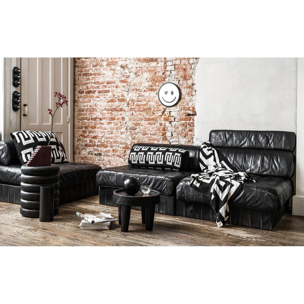 Vtwonen Plaid - Woondecoratie - Zwart Wit - 130x170cm - 100% Katoen - Afbeelding 7