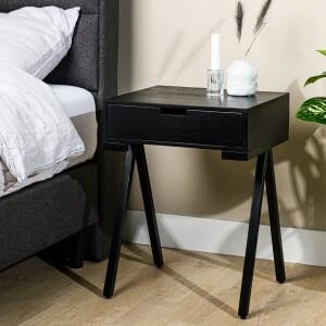 Hoyz Collection - Nachtkastje M340 Zwart - 45x40x60 - Afbeelding 2