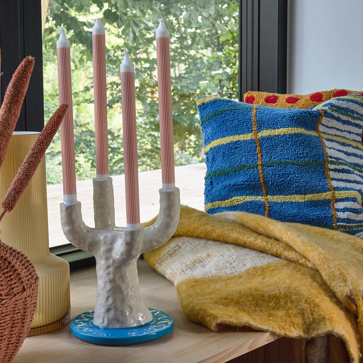 Villa Collection Styles Plaid 130 X 200 Cm - Oranje - Afbeelding 2