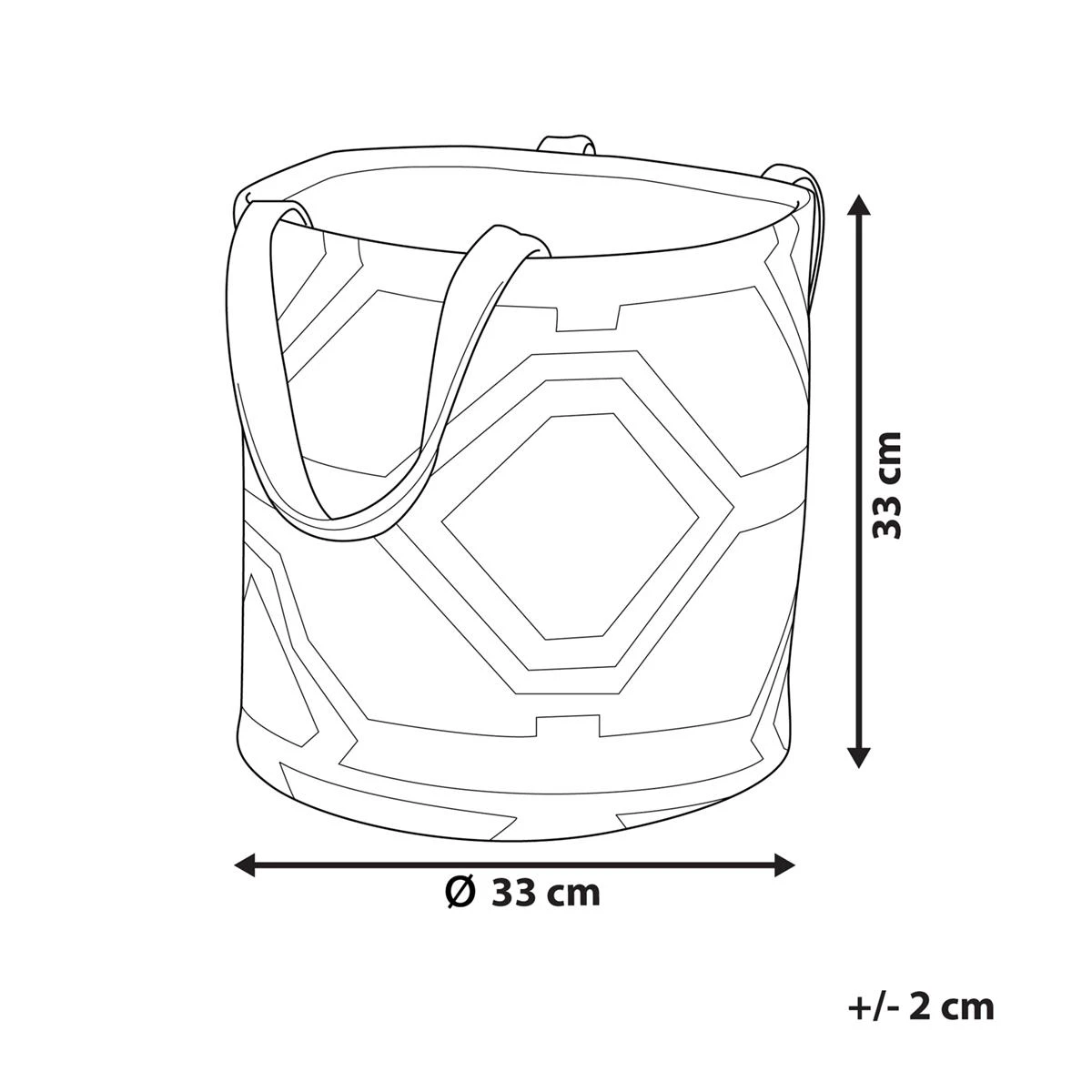 Beliani - HANWELLA - Mand - Wit - Katoen - Afbeelding 7