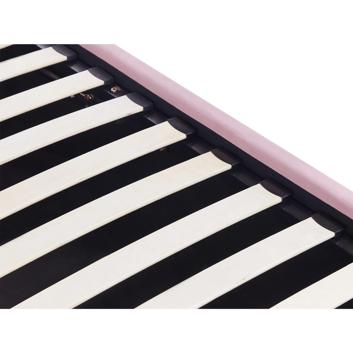 Beliani - ANET - Bed Met Opbergruimte - Roze - 90 X 200 Cm - Fluweel - Afbeelding 8