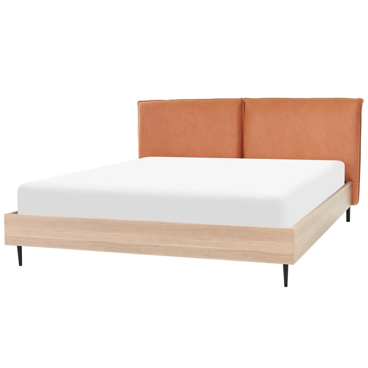Beliani - LIMANTON - Bed - Goudbruin - 180 X 200 Cm - Kunstleer