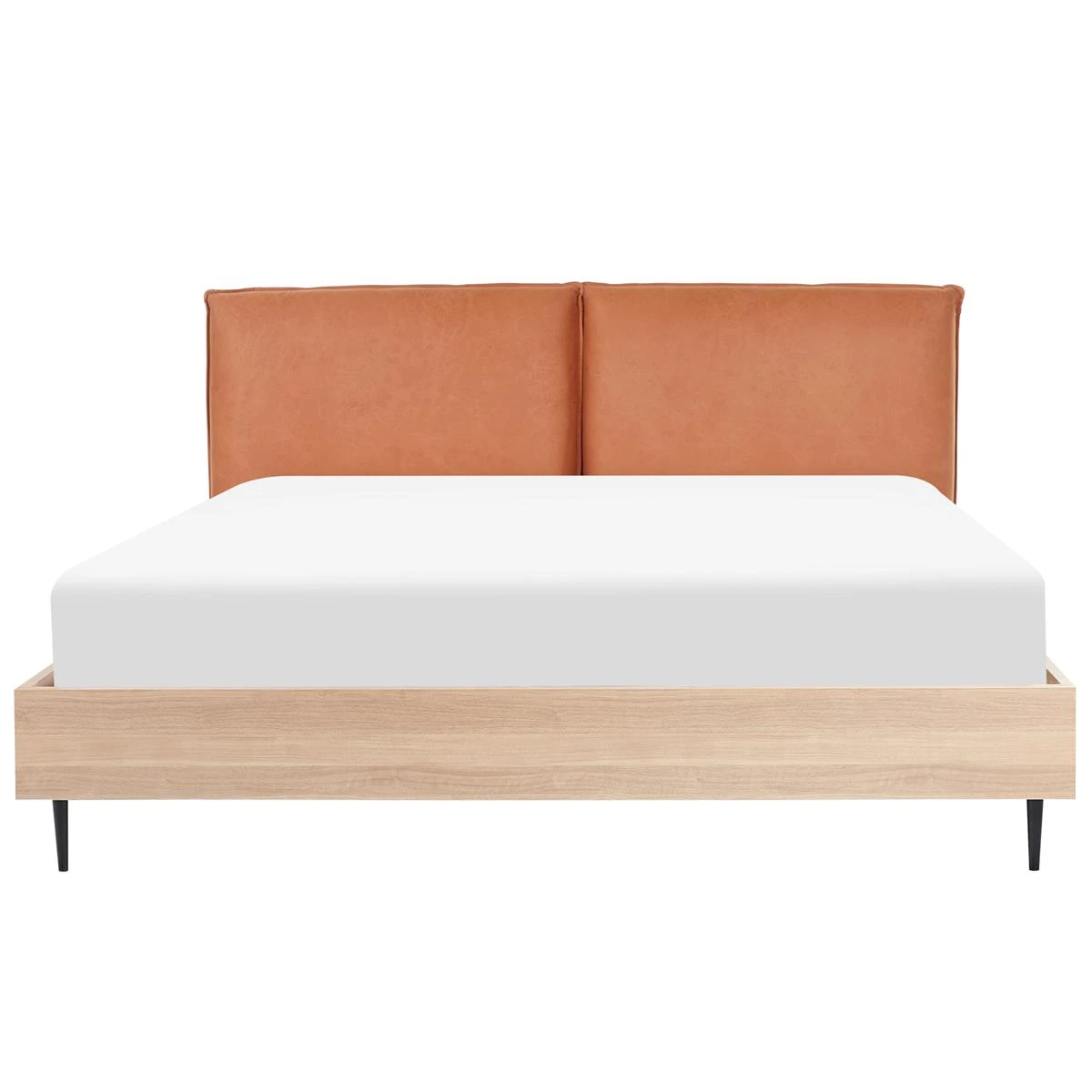 Beliani - LIMANTON - Bed - Goudbruin - 180 X 200 Cm - Kunstleer - Afbeelding 3