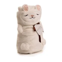 Elegance Baby|Kinder Flanel Fleece Knuffel Deken Schaap Ivoor