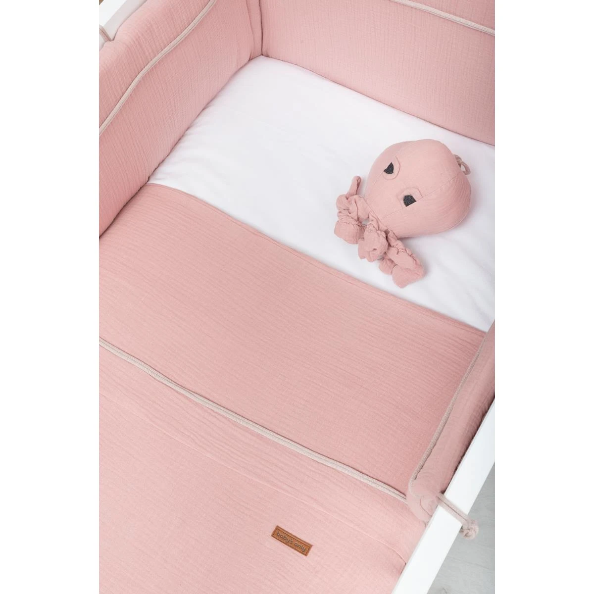 Baby's Only Bedbumper Breeze - Khaki - 180x40x4 Cm - Afbeelding 2