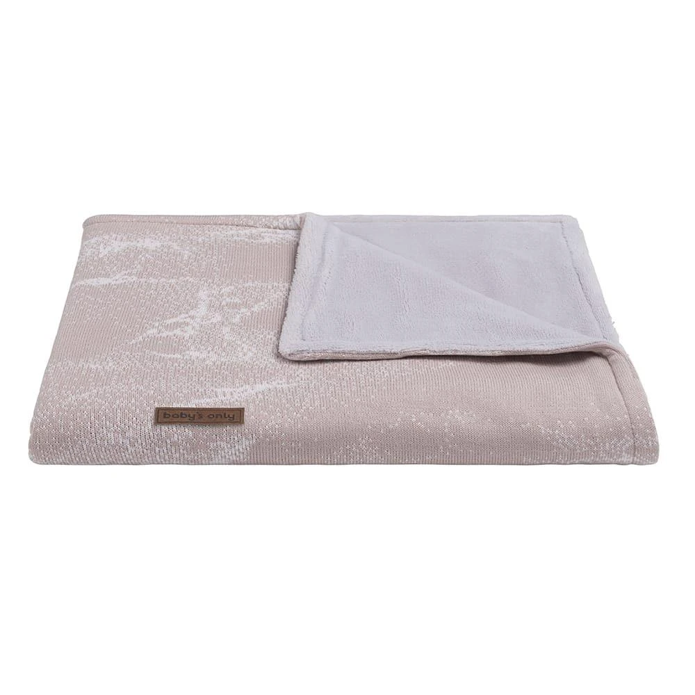 Baby's Only Wiegdeken Teddy Marble - Oud Roze|Classic Roze - Afbeelding 2