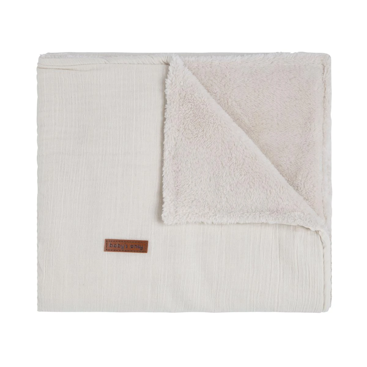 Baby's Only Wiegdeken Teddy Breeze - Warm Linen - 70x95 Cm