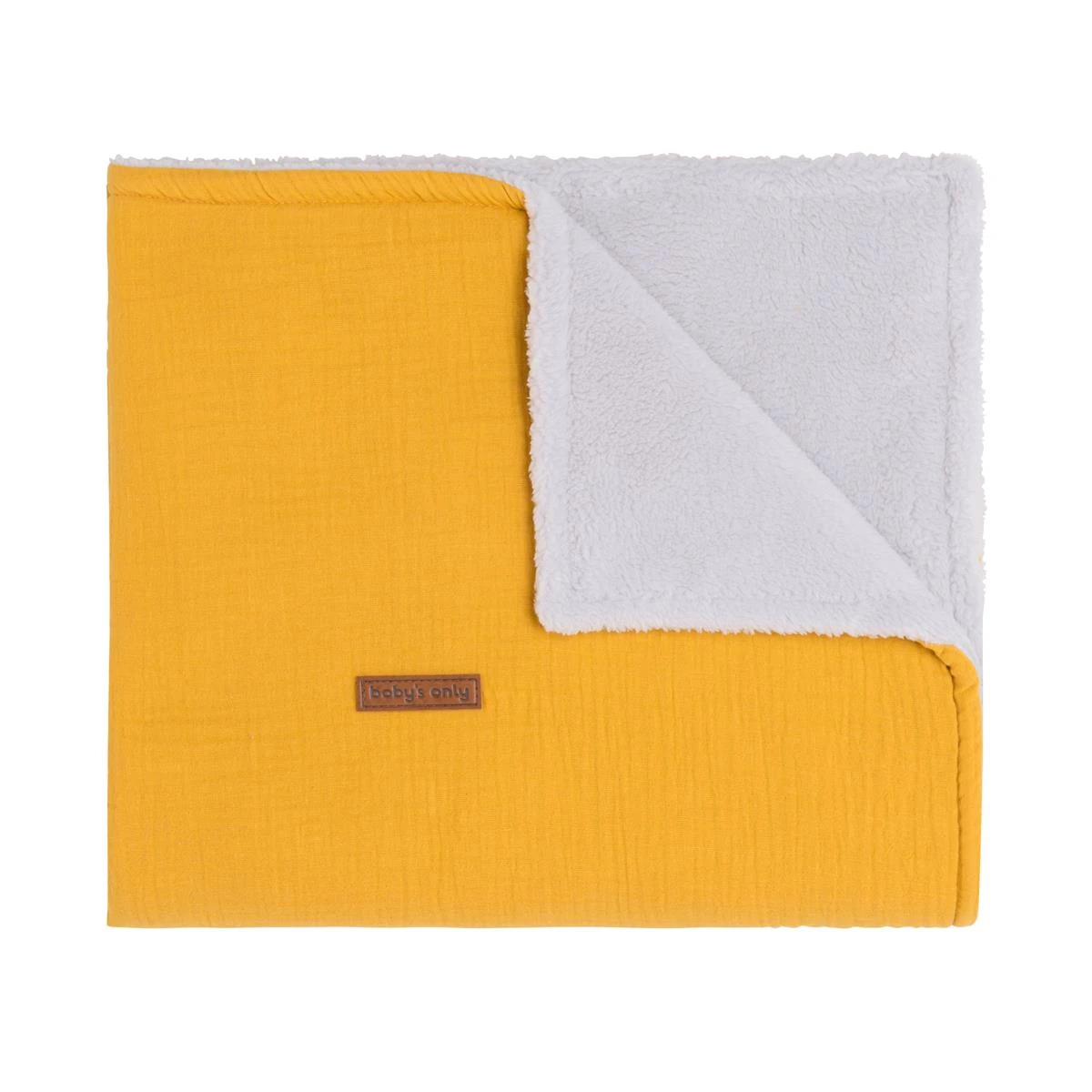 Baby's Only Wiegdeken Teddy Breeze - Oker - 70x95 Cm