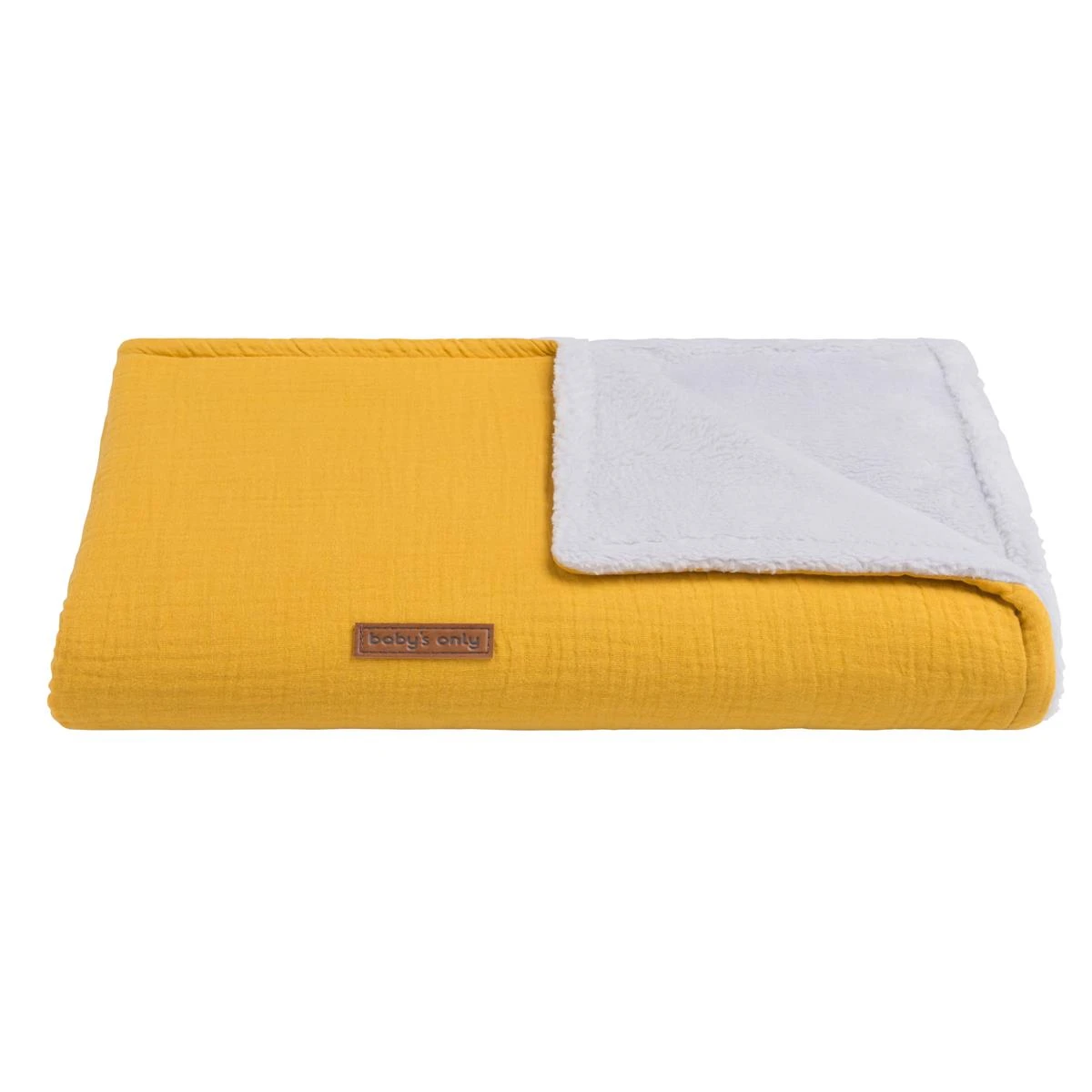 Baby's Only Wiegdeken Teddy Breeze - Oker - 70x95 Cm - Afbeelding 2