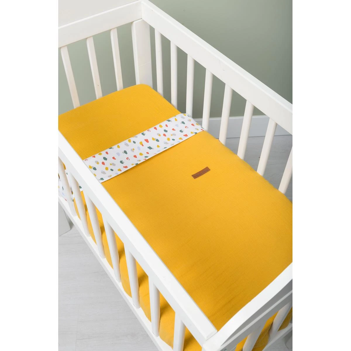 Baby's Only Wiegdeken Teddy Breeze - Oker - 70x95 Cm - Afbeelding 4