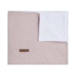 Baby's Only Ledikantdeken Teddy Sparkle - Zilver-Roze Mêlee