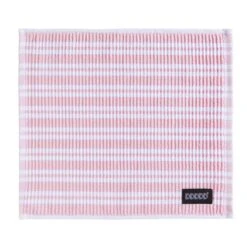 DDDDD Vaatdoek Basic Clean - 30x30cm - Pastelroze Gestreept - 4 Stuks