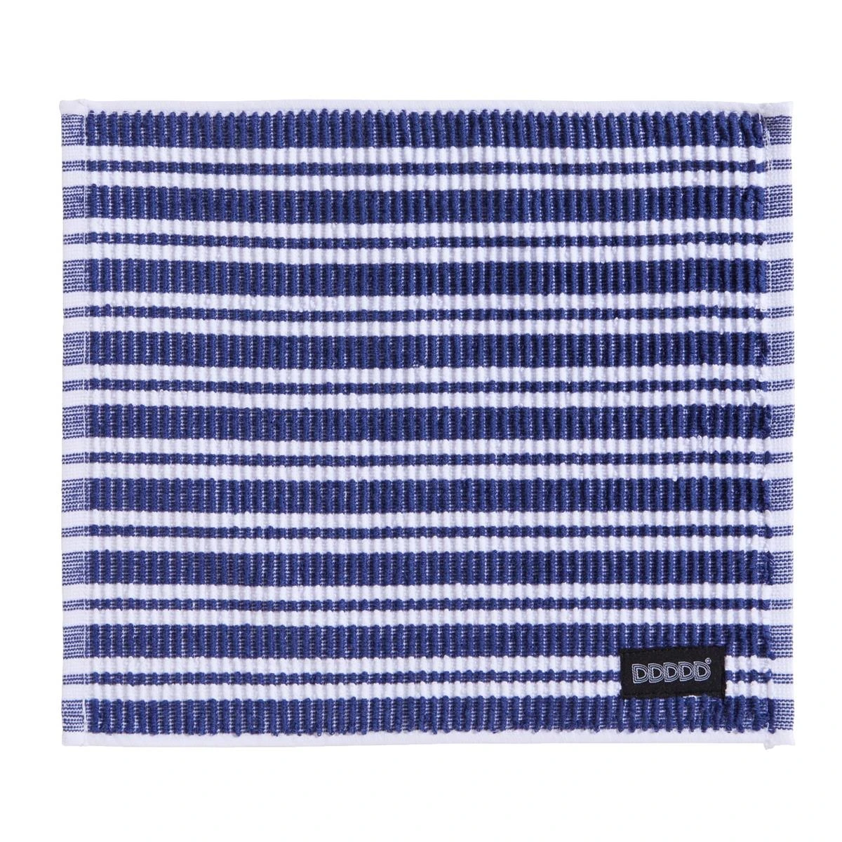 DDDDD Vaatdoek Basic Clean - 30x30cm - Blauw Gestreept - 4 Stuks - Afbeelding 2