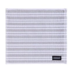 DDDDD Vaatdoek Basic Clean - 30x30cm - Lichtgrijs Gestreept - 4 Stuks