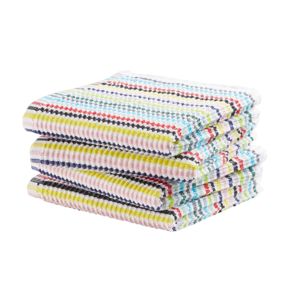 DDDDD Vaatdoek Multi Clean - 30x30cm - Multicolour - 4 Stuks - Afbeelding 3