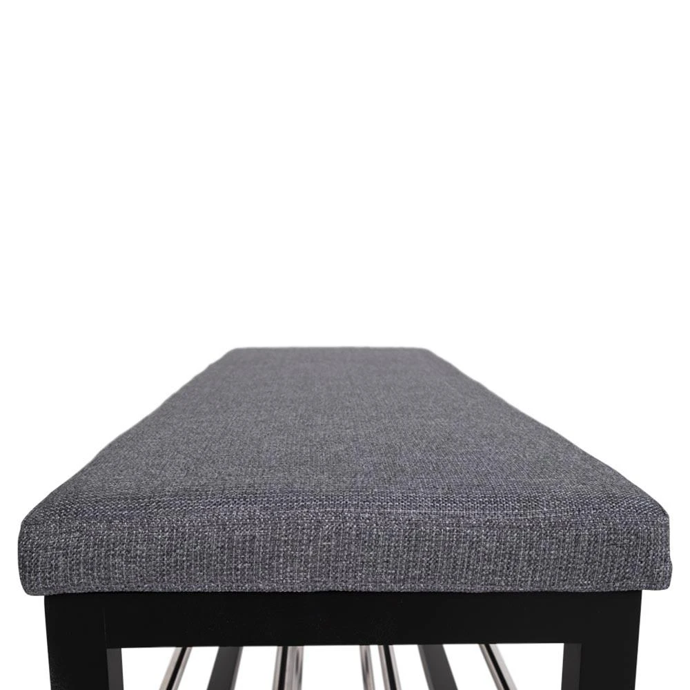 Artichok Norah Houten Schoenenrek Zwart Met Bankje - 100 X 34 Cm - Afbeelding 8