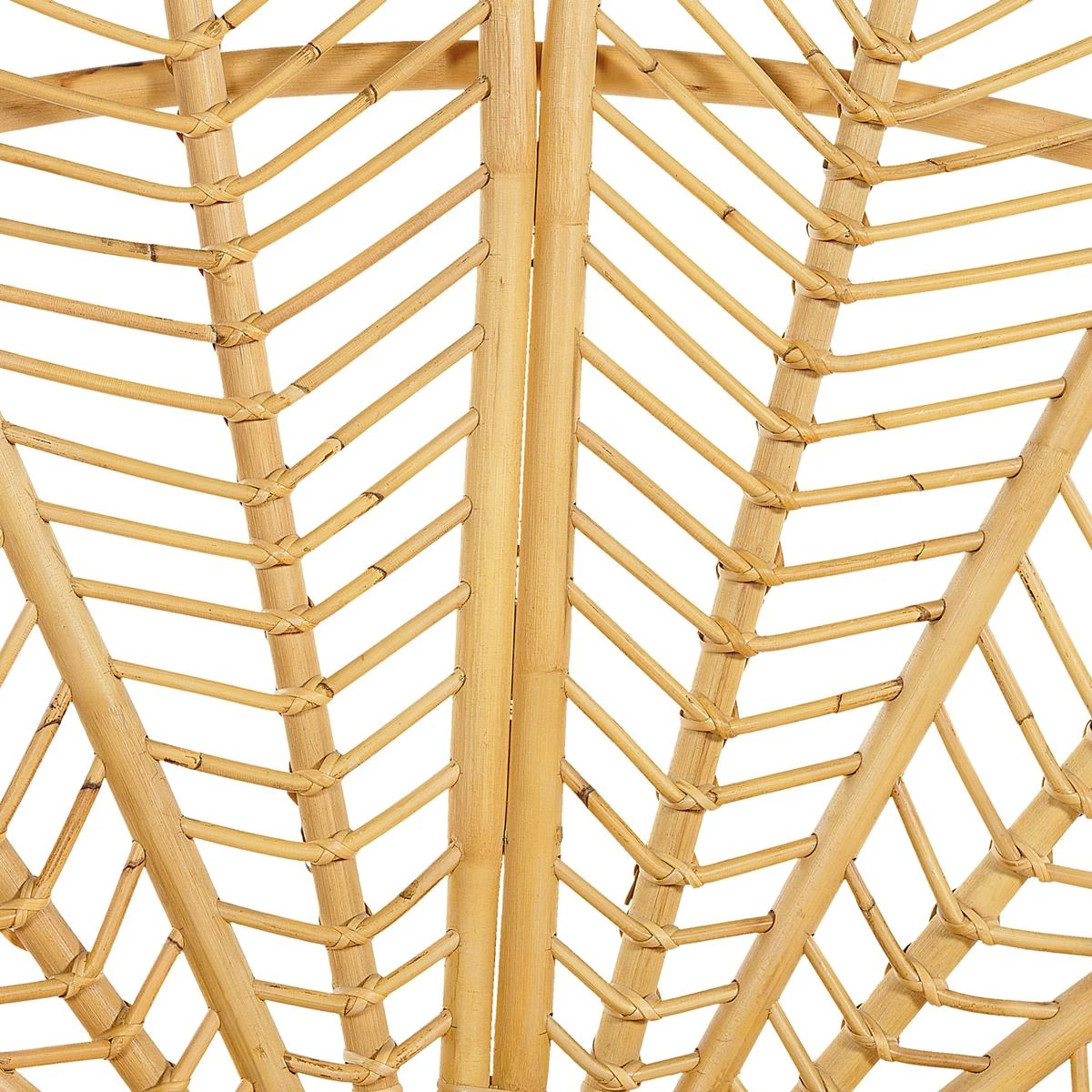 Beliani-FLORENTINE-Tweepersoonsbed-Lichtbruin-160 X 200 Cm-Rotan - Afbeelding 7