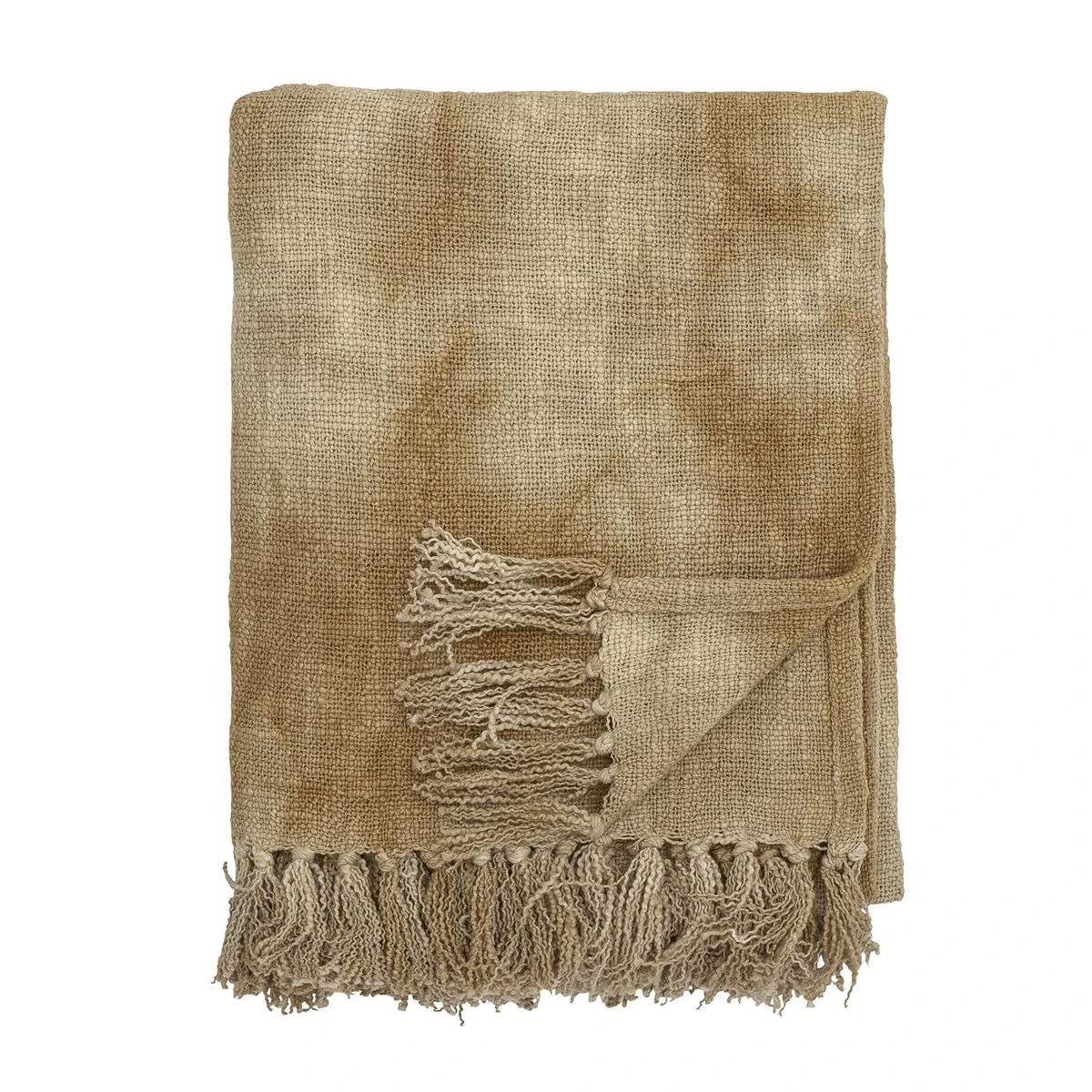 Bloomingville Thelma Plaid - 150 X 125 Cm - Geel