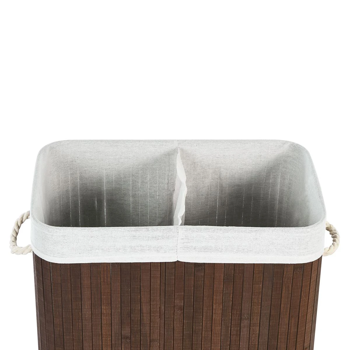 Beliani - KANDY - Mand - Donkere Houtkleur - Bamboehout - Afbeelding 5