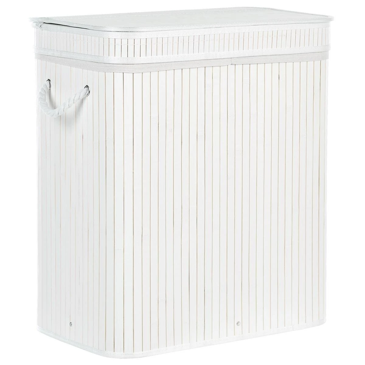 Beliani - KALTHOTA - Mand - Wit - Bamboehout