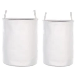 Beliani - ARCHA - Manden Set Van 2 - Wit - Polyester