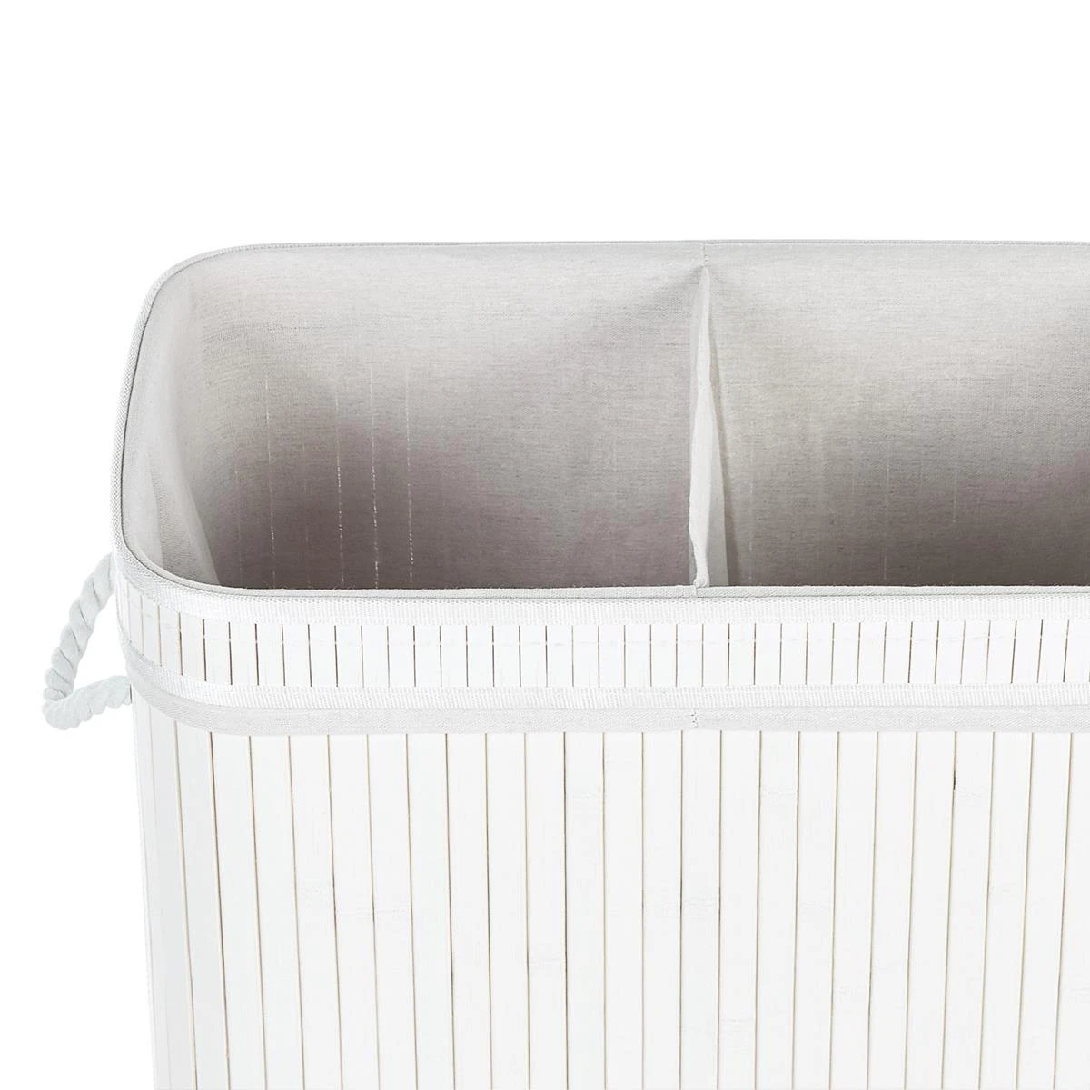 Beliani - KALTHOTA - Mand - Wit - Bamboehout - Afbeelding 6