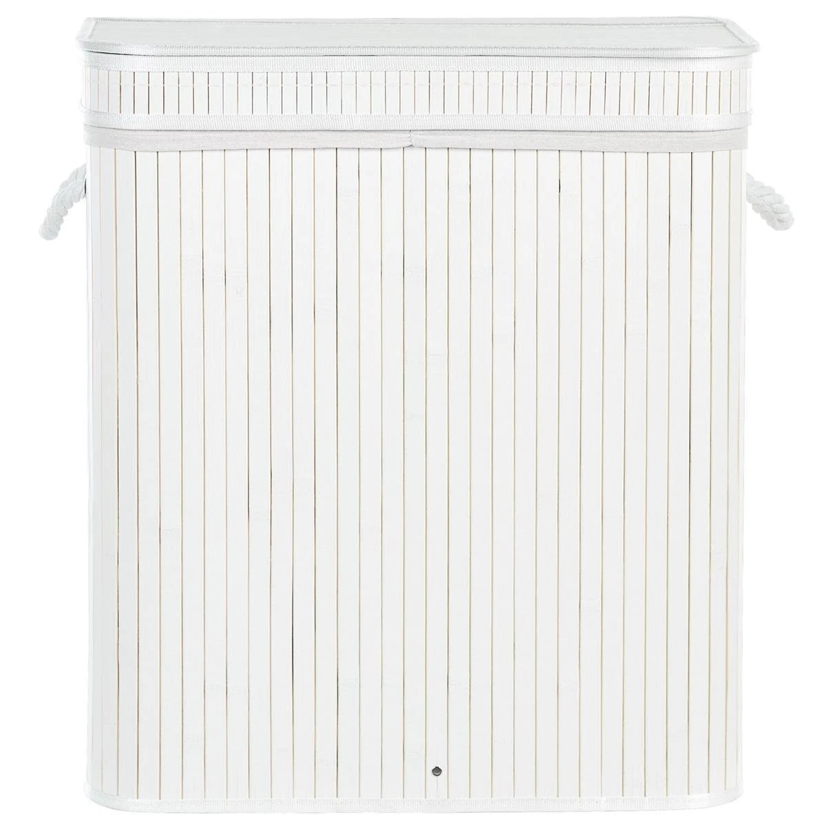 Beliani - KALTHOTA - Mand - Wit - Bamboehout - Afbeelding 3