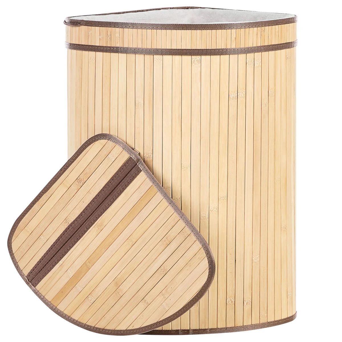 Beliani - BADULLA - Mand - Lichte Houtkleur - Bamboehout - Afbeelding 6