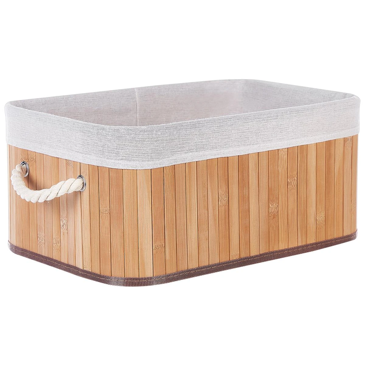 Beliani - TALPE - Manden Set Van 5 - Lichte Houtkleur - Bamboehout - Afbeelding 4