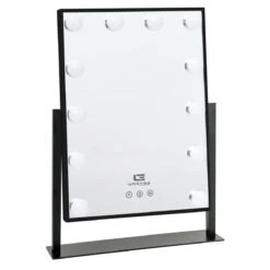 United Entertainment ® Hollywood Spiegel Met 12 LEDs - Zwart