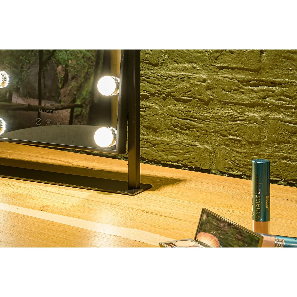 United Entertainment ® Hollywood Spiegel Met 12 LEDs - Zwart - Afbeelding 4