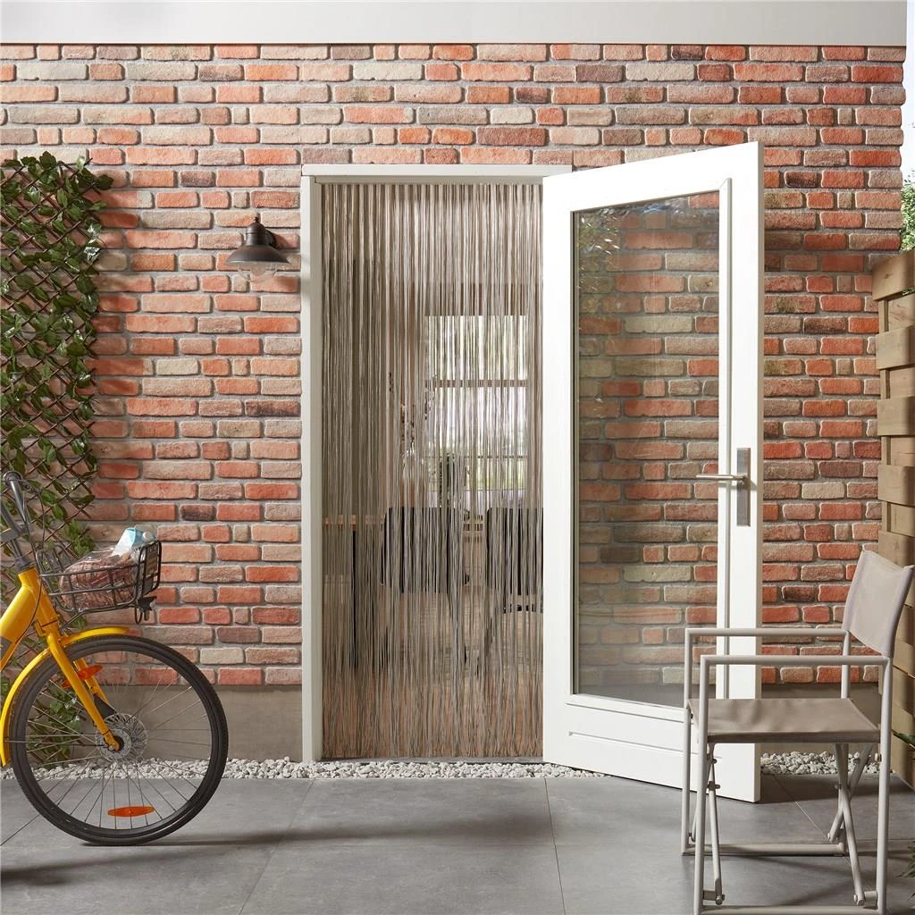 Livn Deurgordijn Lines Grijs 90x210cm - Afbeelding 5