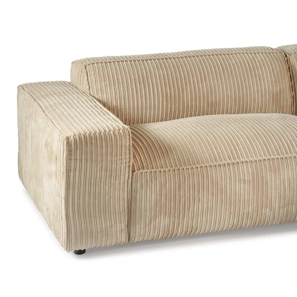 By FonQ Chunky 4-zitsbank - Mink - Rib - Afbeelding 5