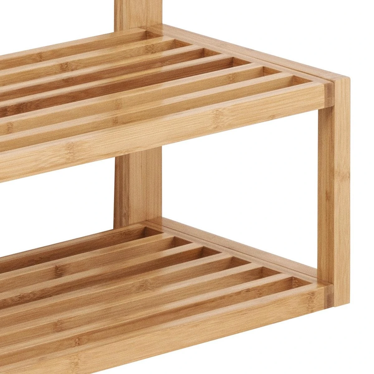 Lisomme Jort Bamboe Kledingrek Naturel - 80 X 170 Cm - Afbeelding 3