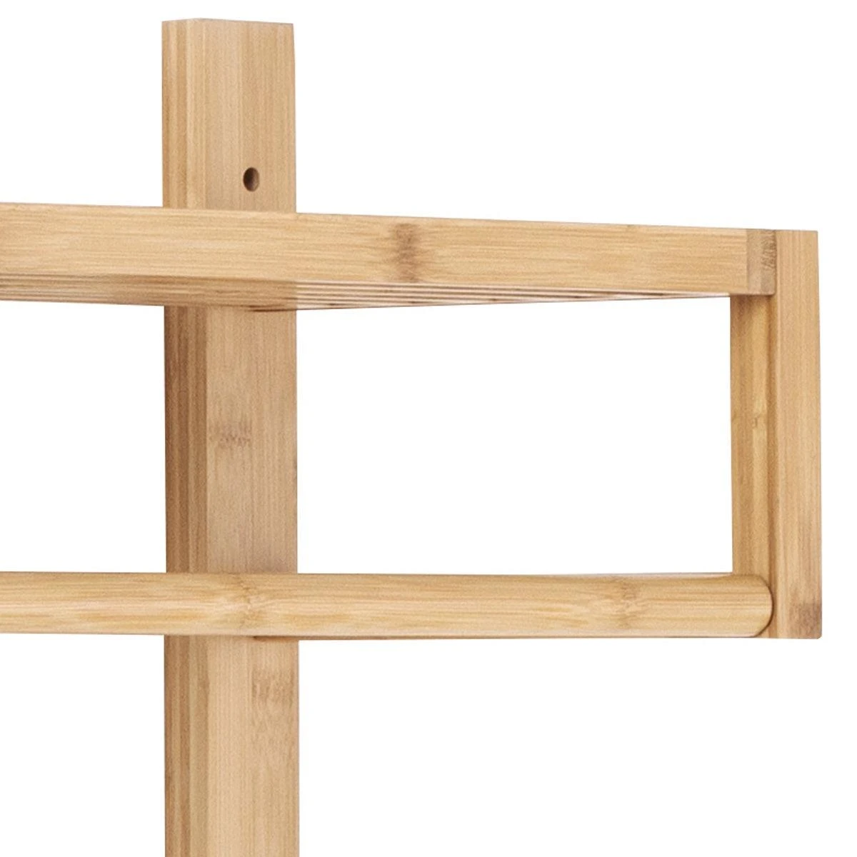 Lisomme Jort Bamboe Kledingrek Naturel - 80 X 170 Cm - Afbeelding 4