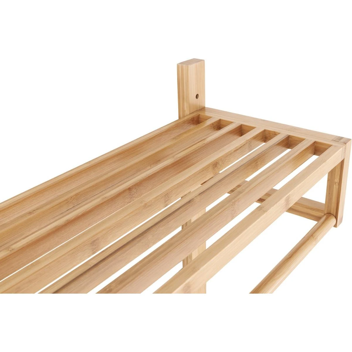 Lisomme Jort Bamboe Kledingrek Naturel - 80 X 170 Cm - Afbeelding 5