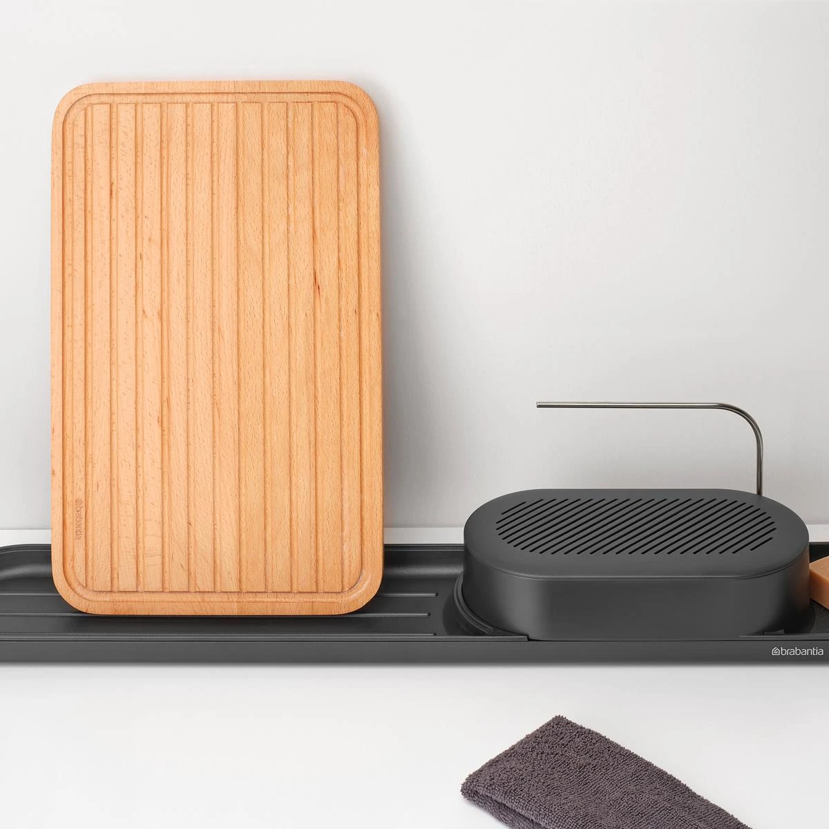 Brabantia SinkStyle Organiser 2-delig - Infinite Grey - Afbeelding 4