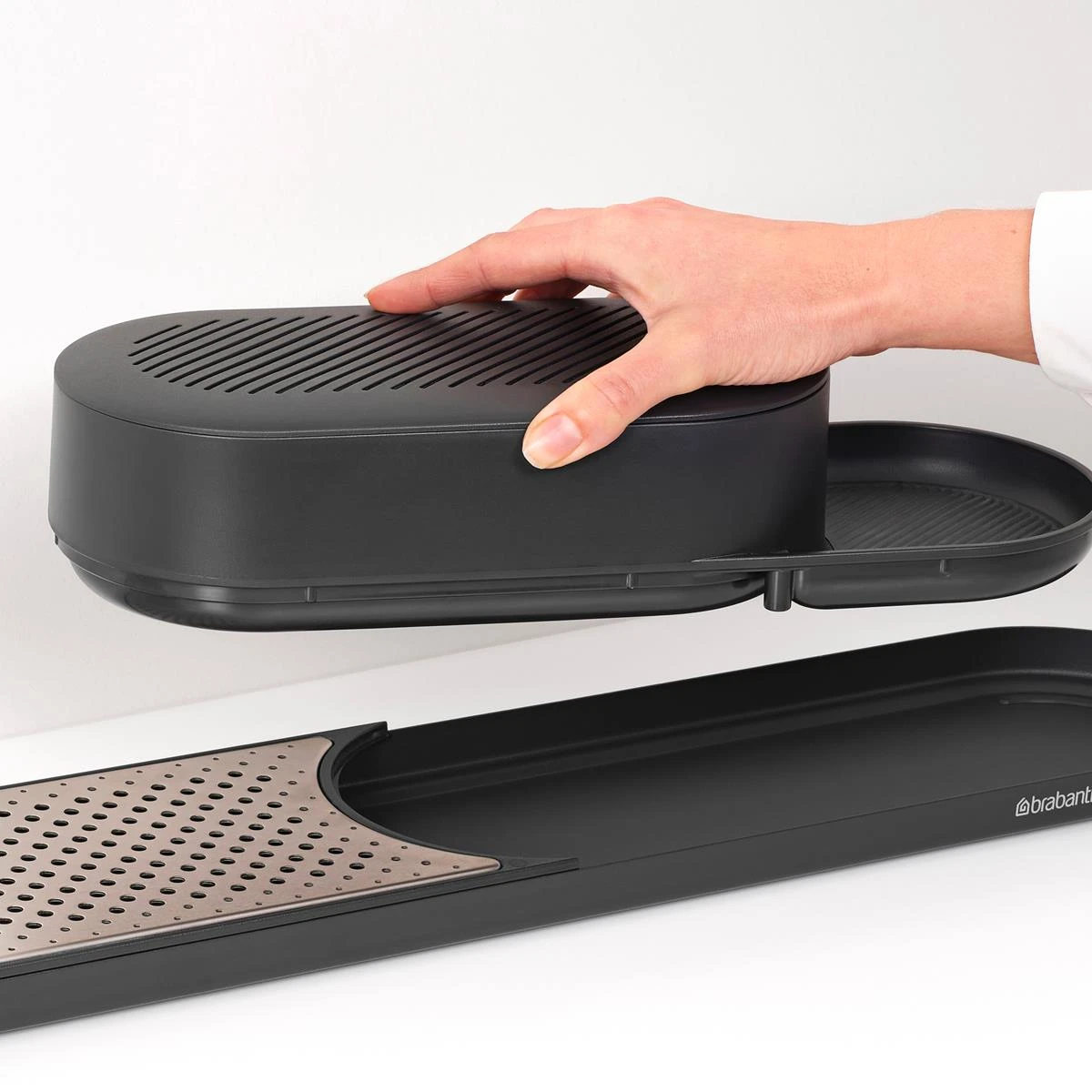 Brabantia SinkStyle Organiser 2-delig - Infinite Grey - Afbeelding 5