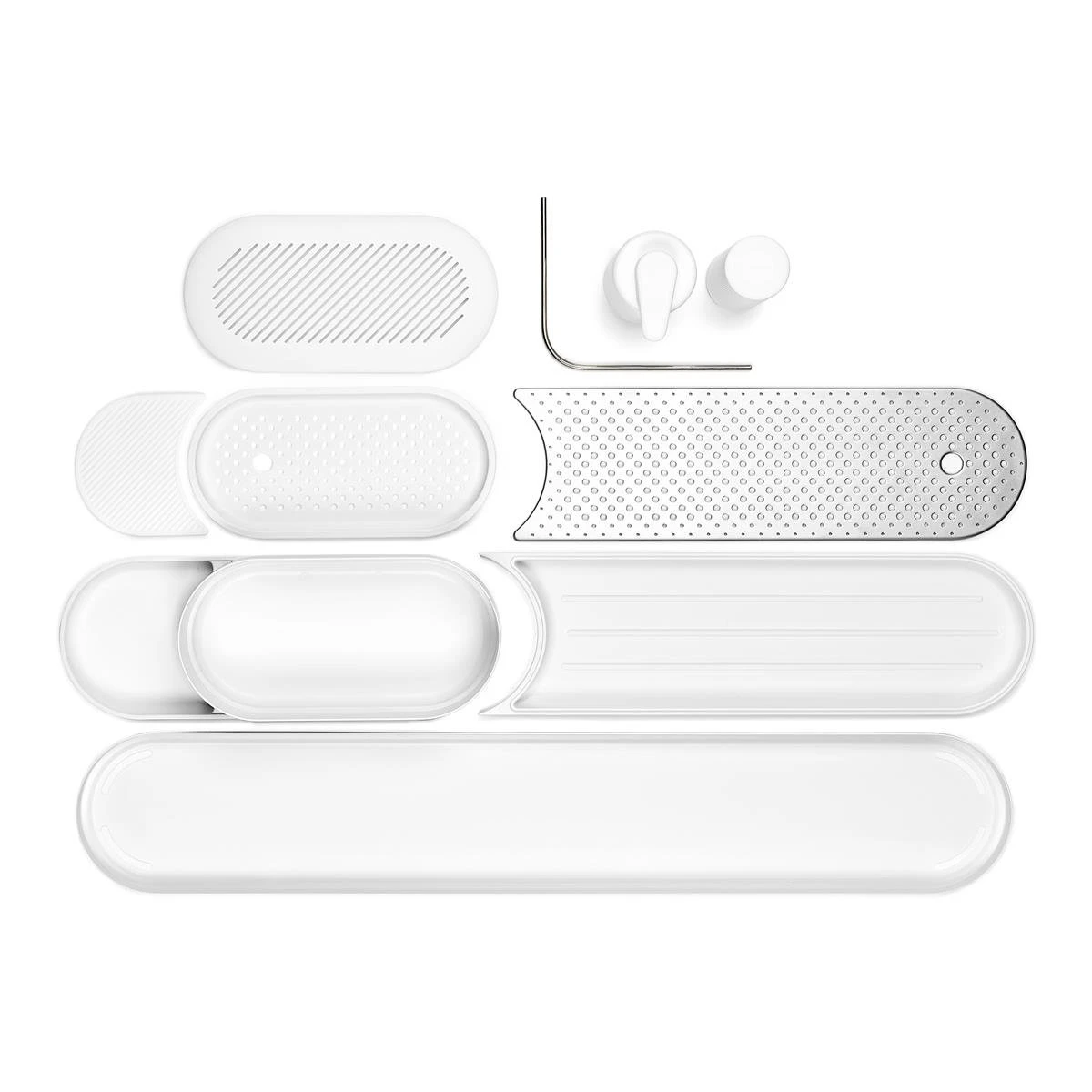 Brabantia SinkStyle Organiser 4-delig - Fresh White - Afbeelding 8
