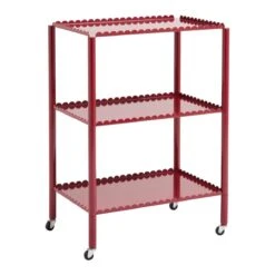 HAY Arcs Trolley High Bijzettafel - Auburn Red