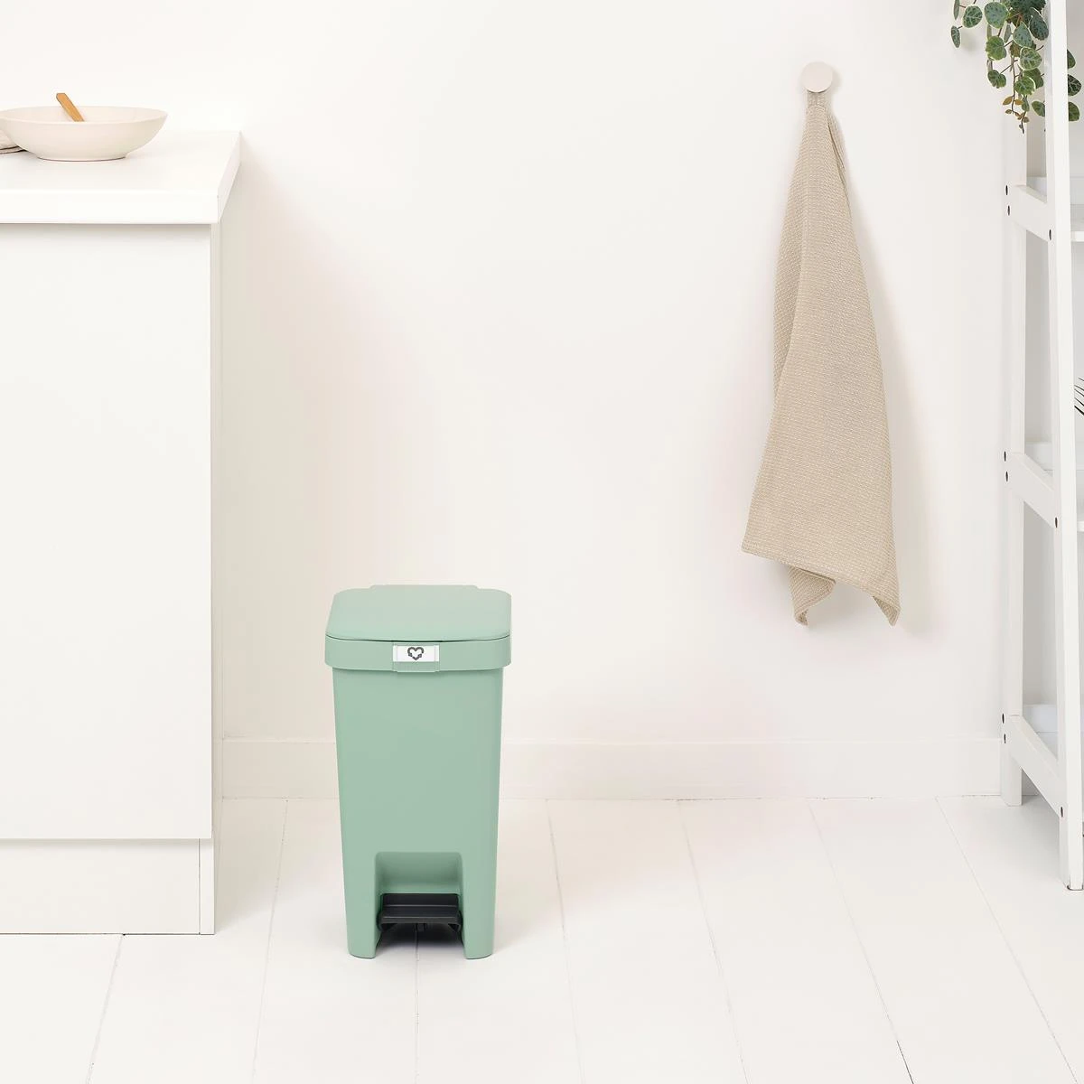 Brabantia StepUp Pedaalemmer - 10 L - Jade Green - Afbeelding 3