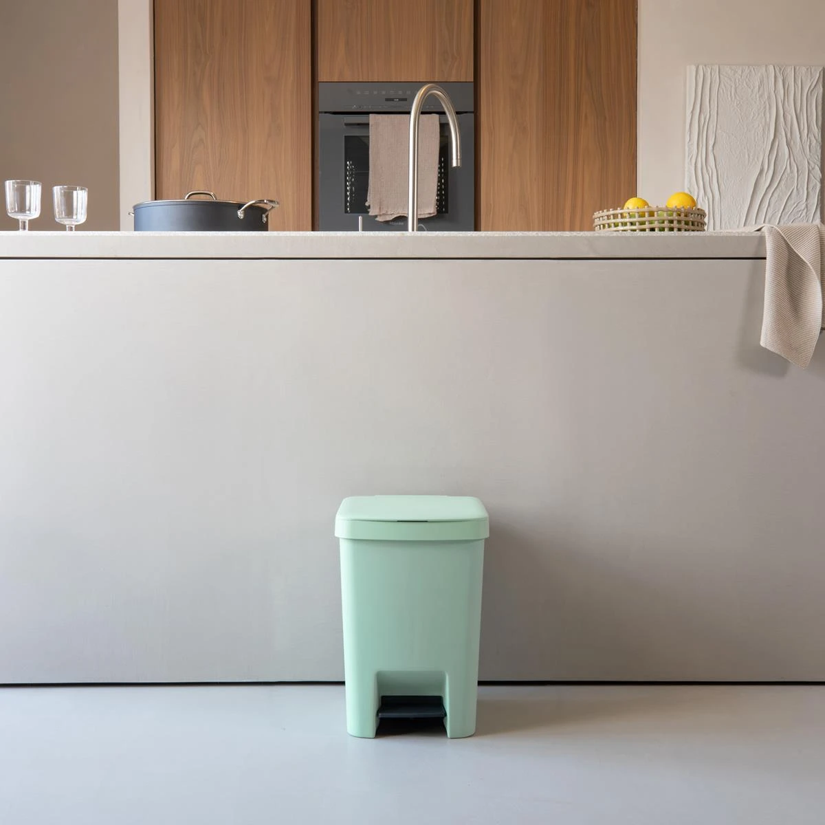 Brabantia StepUp Pedaalemmer - 25 L - Jade Green - Afbeelding 2