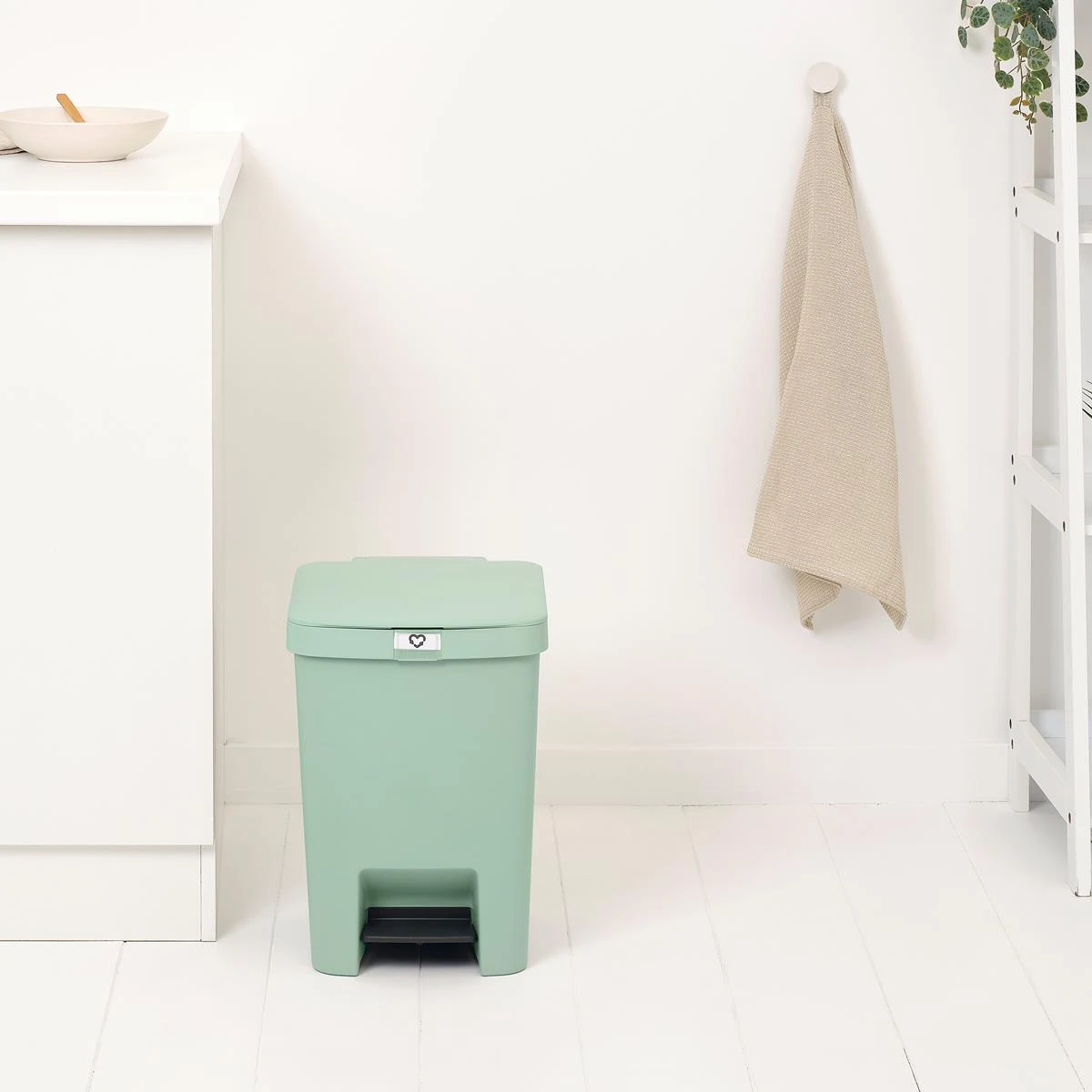 Brabantia StepUp Pedaalemmer - 25 L - Jade Green - Afbeelding 3