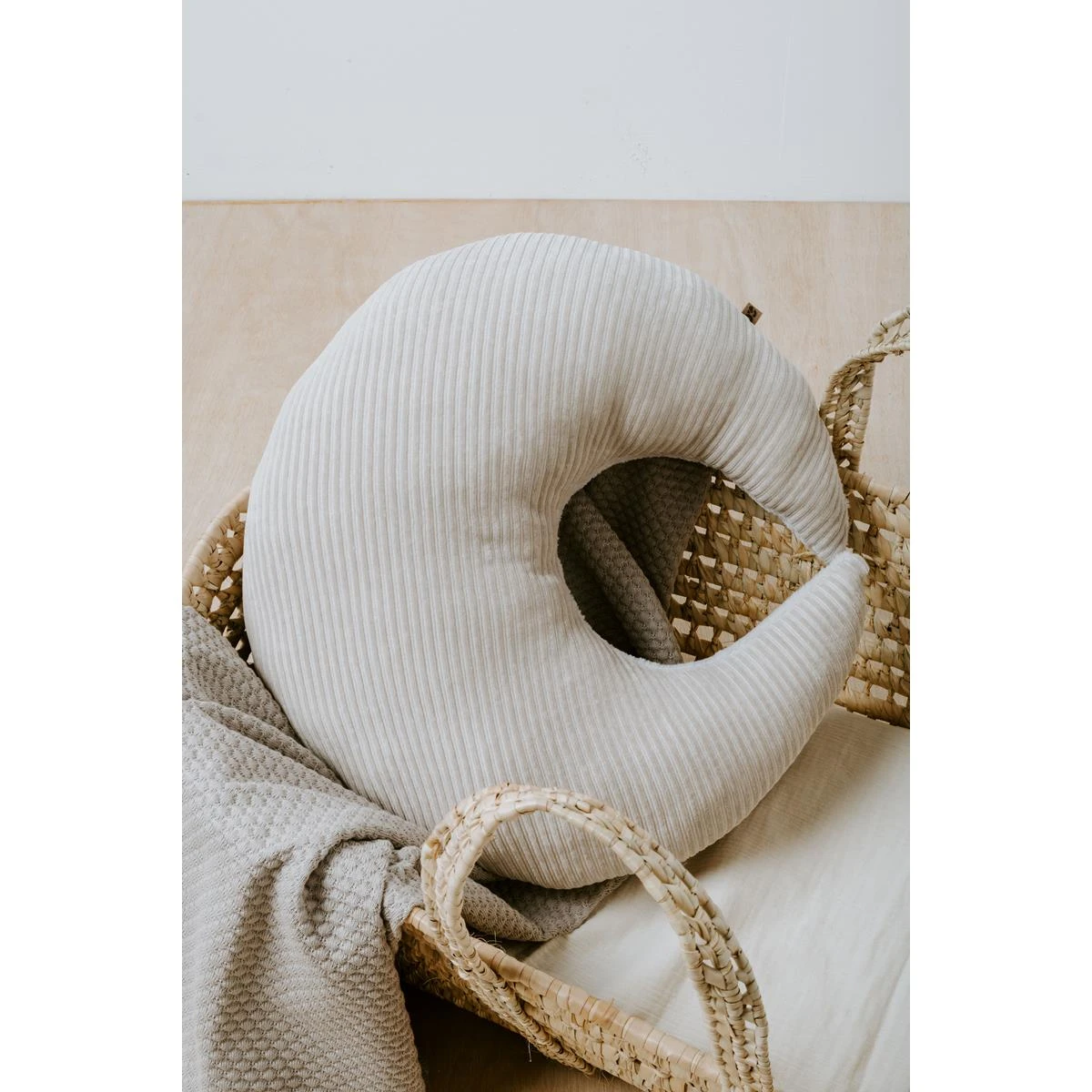 Baby's Only Kussen Maan Teddy Sense - Kiezelgrijs - 45x45 Cm - Afbeelding 4