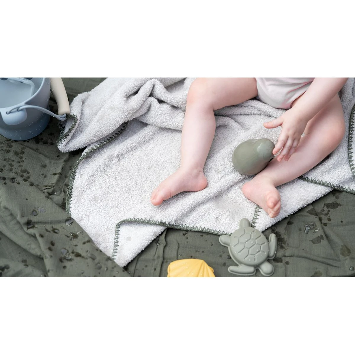 Baby's Only Swaddle Breeze - Antraciet - 120x120 Cm - Afbeelding 6