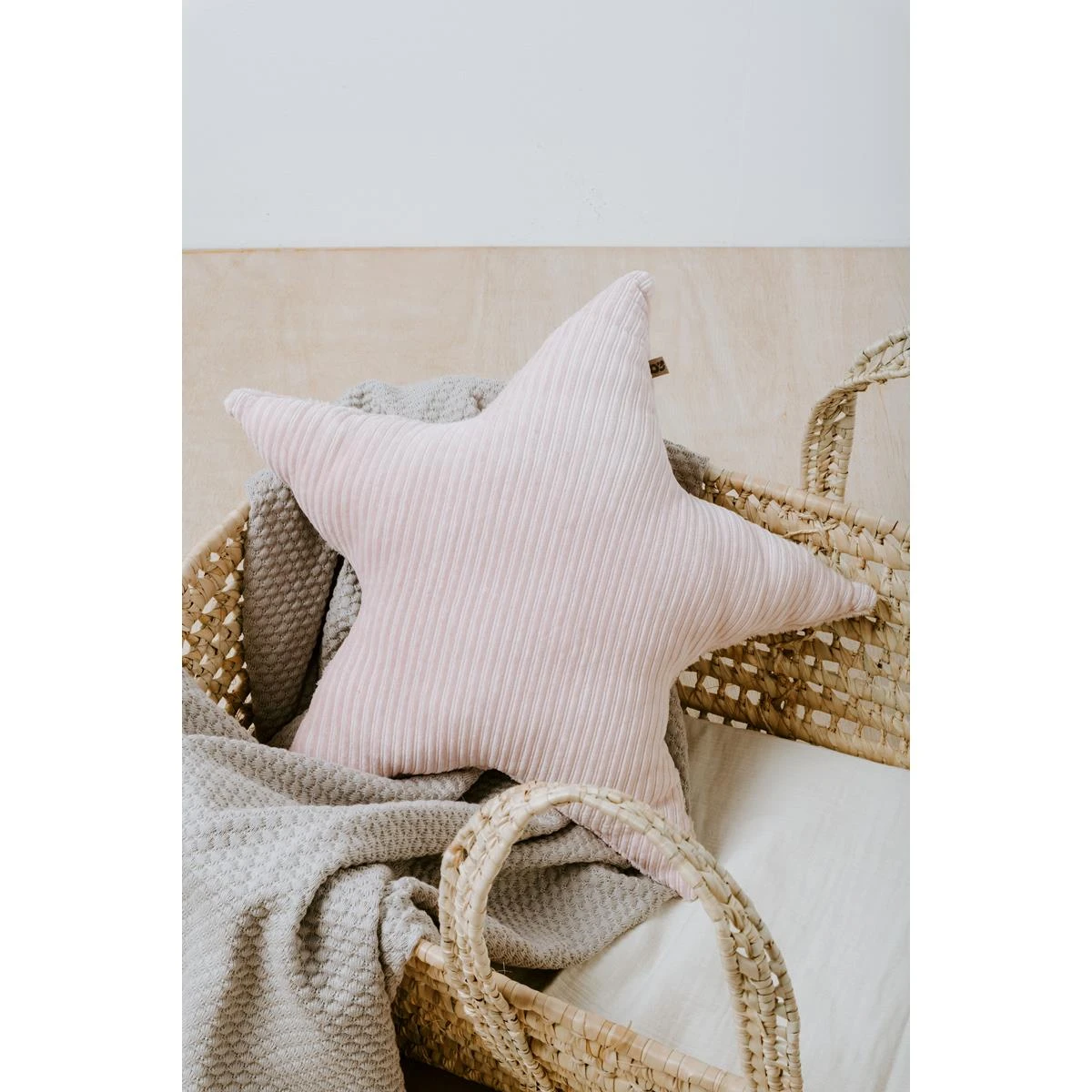 Baby's Only Kussen Ster Teddy Sense - Oud Roze - 45x40 Cm - Afbeelding 3