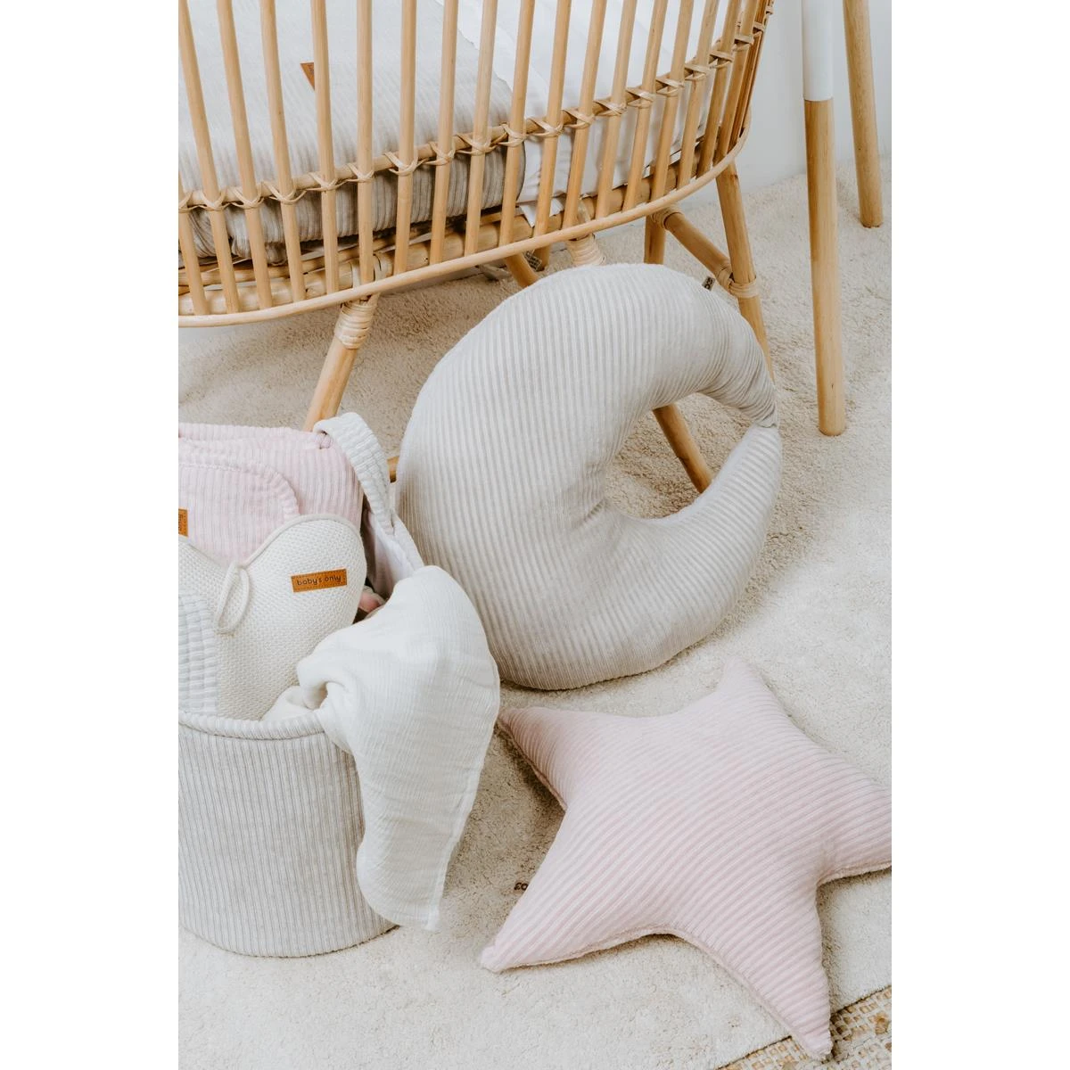 Baby's Only Kussen Ster Teddy Sense - Oud Roze - 45x40 Cm - Afbeelding 5